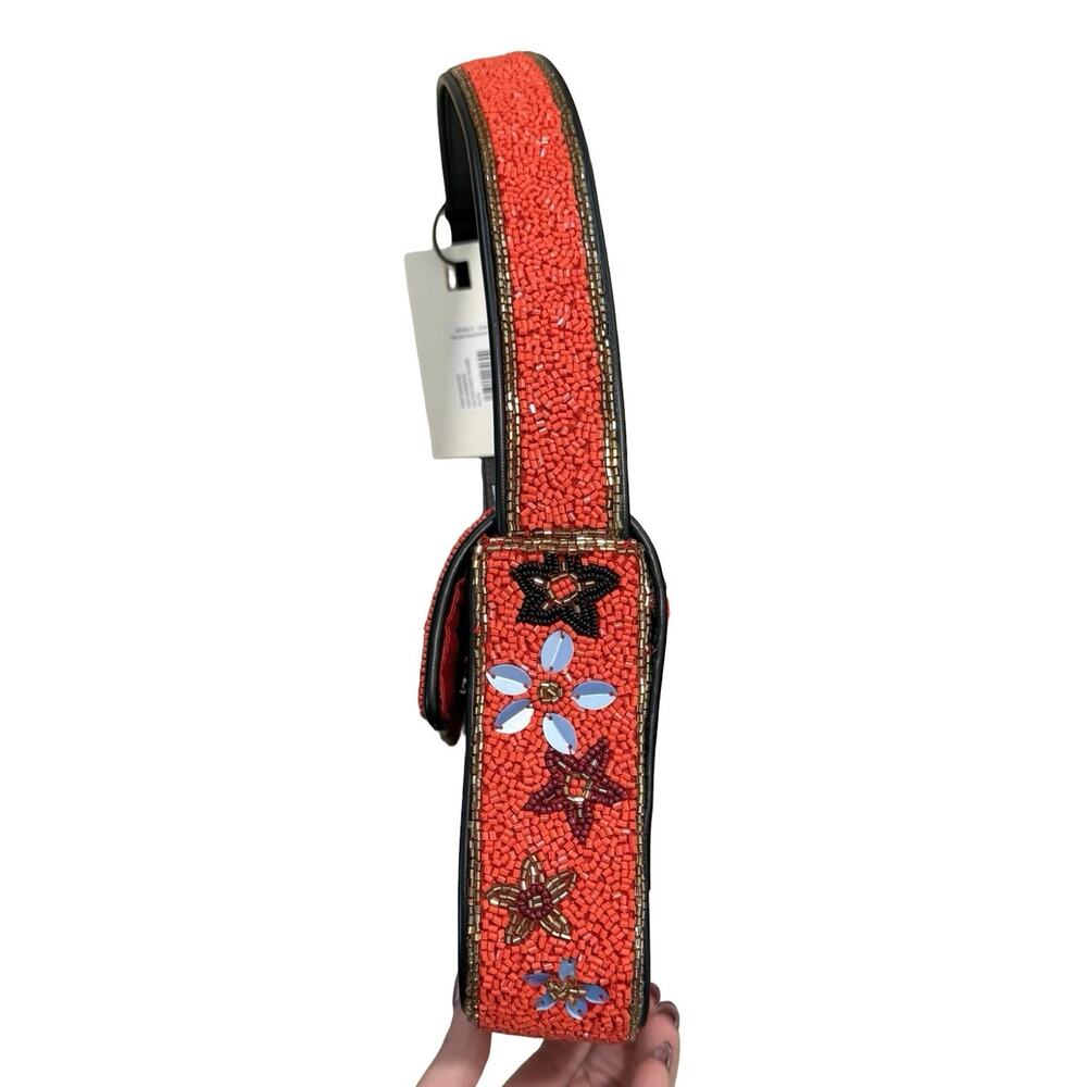 Staud Tommy Bag Purse Year of the Horse Red Black Beaded Limited Run NEW Tags - Picture 12 of 14